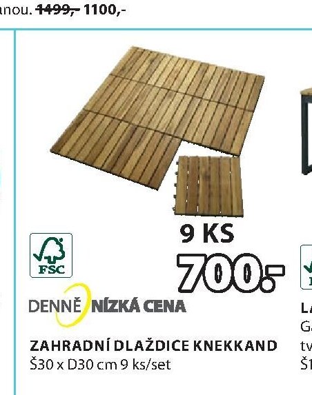 Zahradní dlaždice KNEKKAND