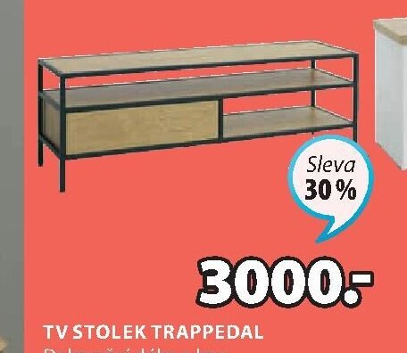 TV stolek TRAPPEDAL