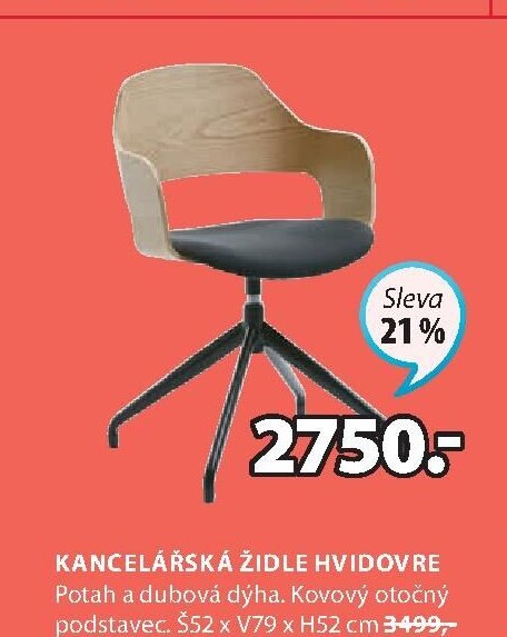 KANCELÁŘSKÁ ŽIDLE HVIDOVRE