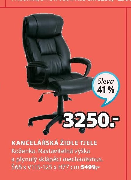 KANCELÁŘSKÁ ŽIDLE TJELE