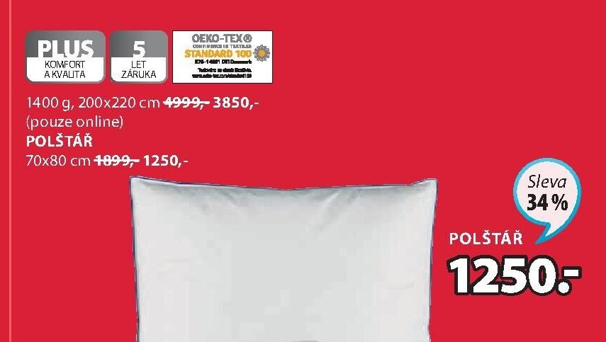 PLUS polštář