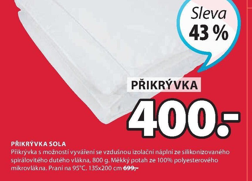 Přikrývka SOLA