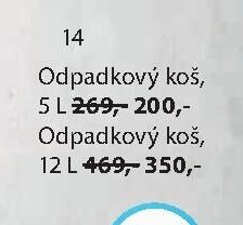 Odpadkový koš, 5 L