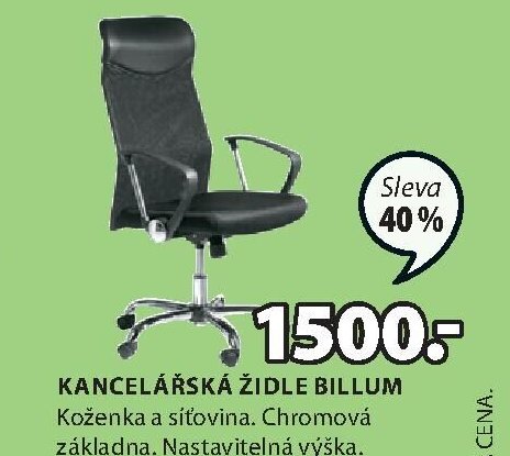Kancelářská židle Billum