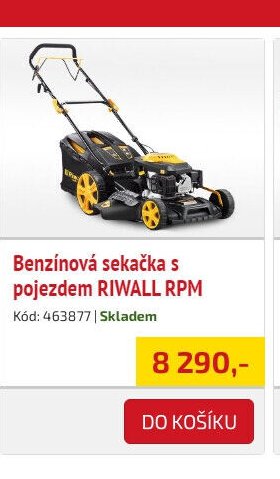 Benzínová sekačka s pojezdem RIWALL RPM