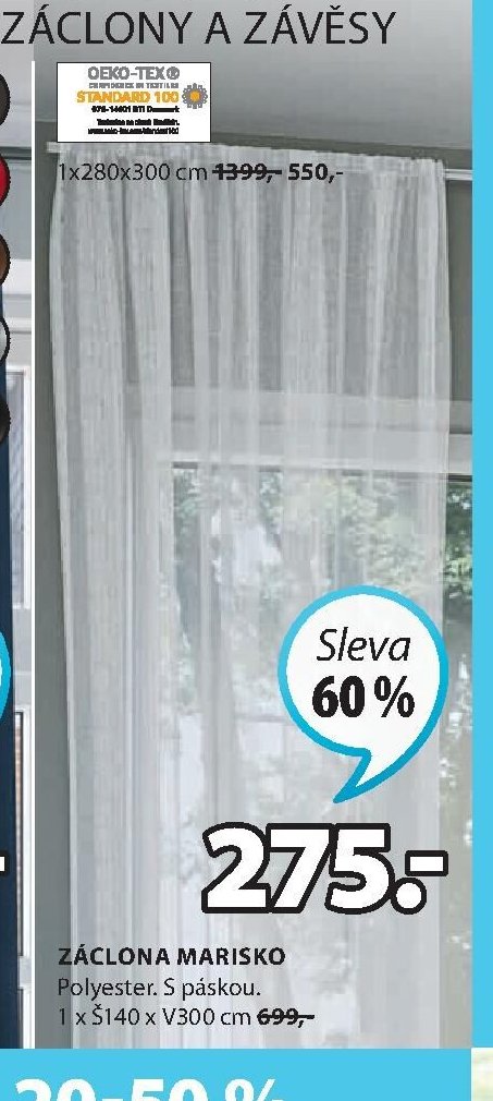 ZÁCLONA MARISKO
