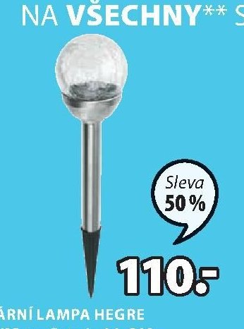 Solární lampa HEGRE