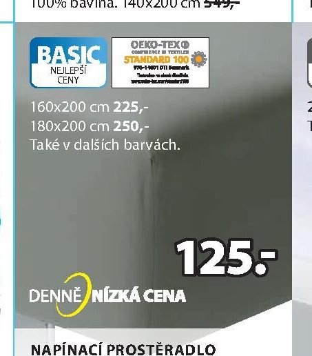 Napínací prostěradlo