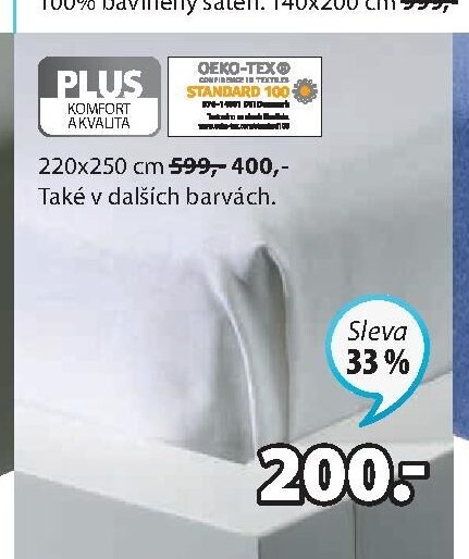 Klasické prostěradlo