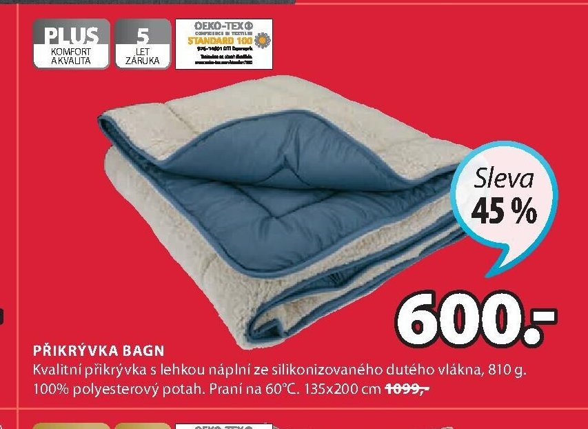 PŘIKRÝVKA BAGN