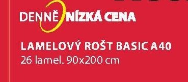 LAMELOVÝ ROŠT BASIC A40