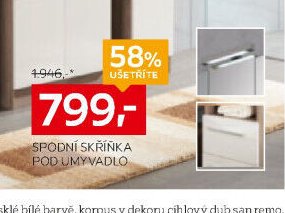 SPODNÍ SKŘÍŇKA POD UMYVADLO