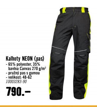 Kalhoty NEON (pas)