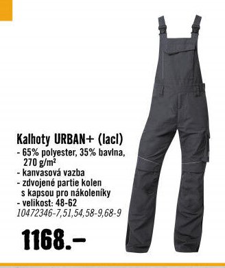 Kalhoty URBAN+ (lacl)