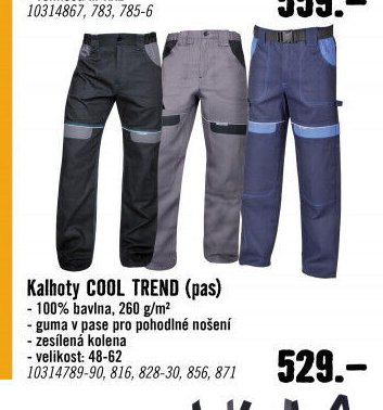 Kalhoty COOL TREND (pas)