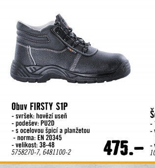 Obuv FIRSTY S1P