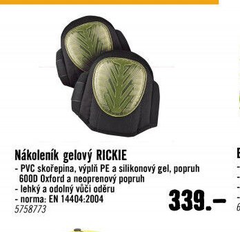 Nákoleník gelový RICKIE