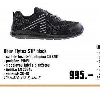 Obuv Flytex S1P black