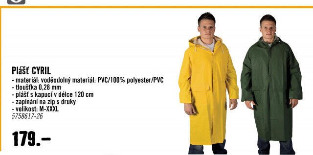 Plášť CYRIL