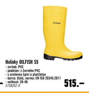 Holínky OILFISH S5
