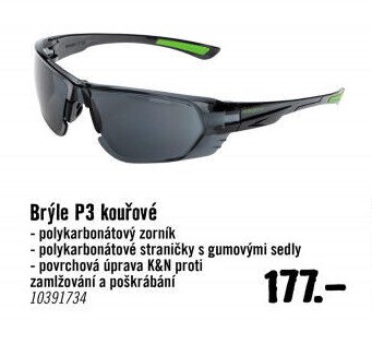 Brýle P3 kouřové