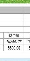 Florida kámen 3,05 x 0,91 m