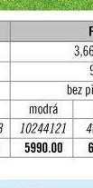 Florida modrá 3,66 x 0,99 m