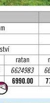 Florida ratan 3,66 x 0,99 m