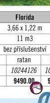 Florida ratan 3,66 x 1,22 m