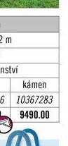 Florida kámen 3,66 x 1,22 m