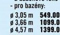 Podložka pod bazén 3,05 m