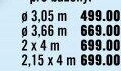 Plachta krycí 3,05 m