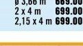 Plachta krycí 3,66 m