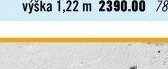 Bazénové schůdky 1,22 m
