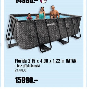 Florida 2,15 x 4,00 x 1,22 m RATAN
