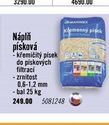 Náplň písková