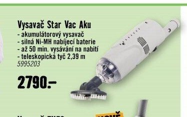 Vysavač Star Vac Aku