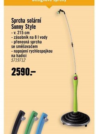 Sprcha solární Sunny Style