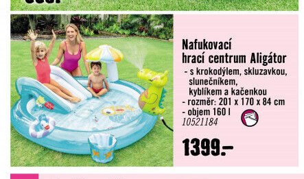 Nafukovací hrací centrum Aligátor