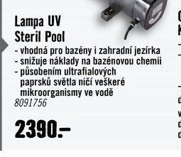 Lampa UV Steril Pool