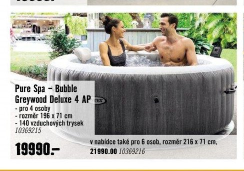 Pure Spa - Bubble Greywood Deluxe 4 AP