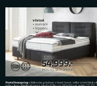 Postel boxspring