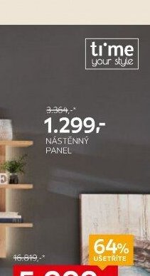 NÁSTĚNNÝ PANEL