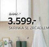 Skříňka se zrcadlem