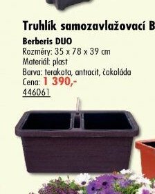 Truhlík samozavlažovací Berberis DUO