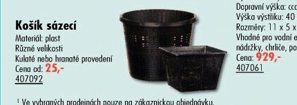 Košík sázecí