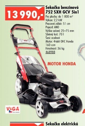Sekačka benzínová 752 SXH GCV 5in1