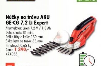 Nůžky na trávu AKU GE-CG 7,2 Li Expert