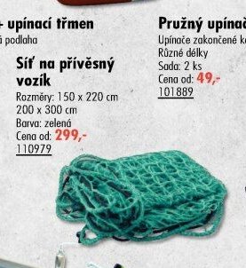 Síť na přívěsný vozík
