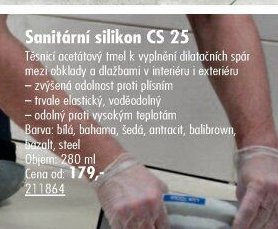 Sanitární silikon CS 25